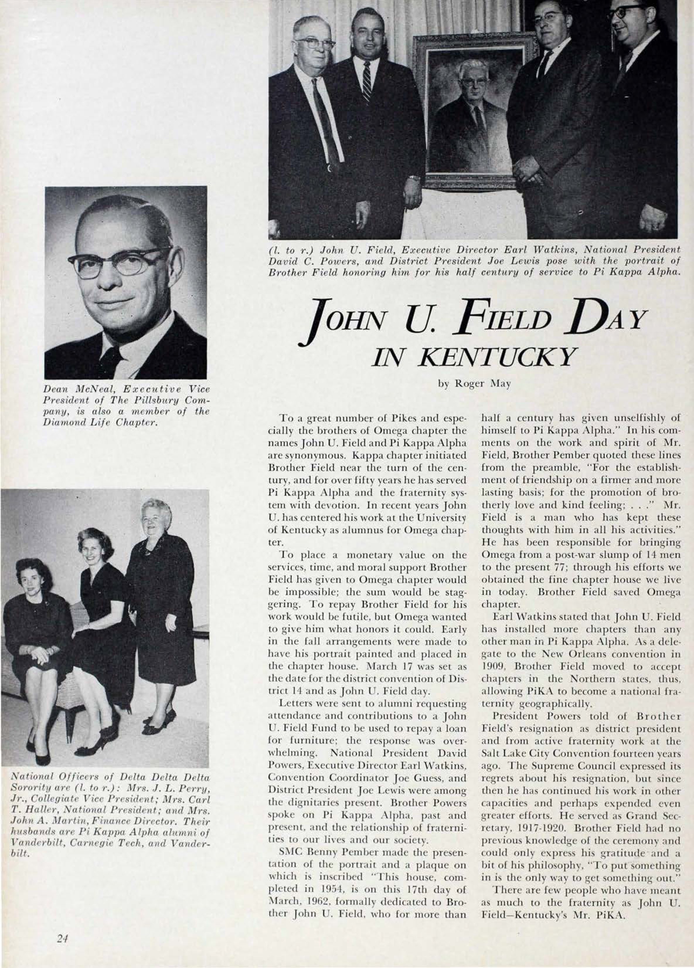John U. Field Day In Kentucky